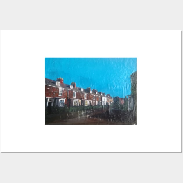 Terraced Houses In Beverley, Yorkshire, England Wall Art by golan22may